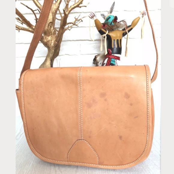 unbranded Bags Vintage Beige Leather Bohemian Crossbody Bag Poshmark